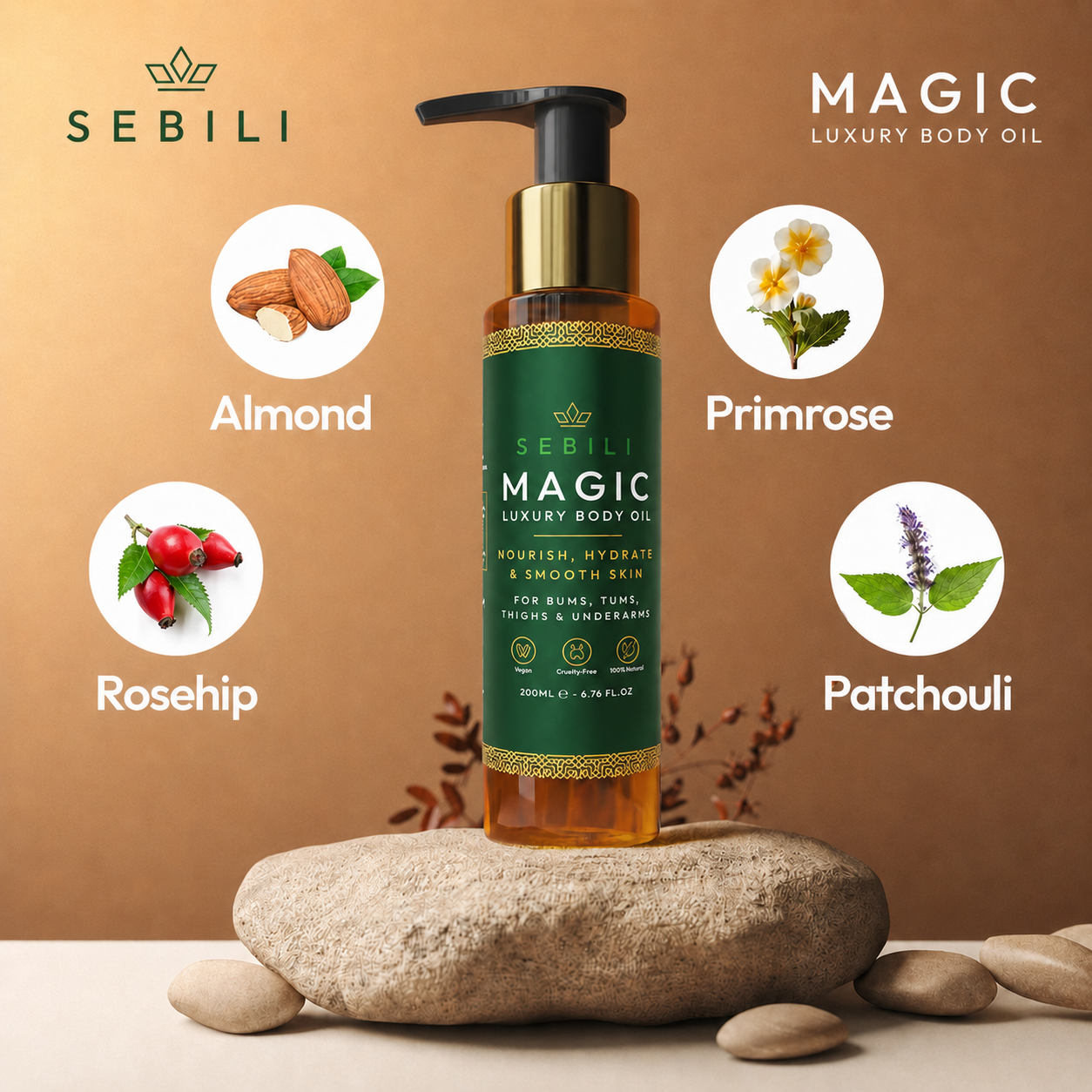 Sebili Magic Body Oil XL - 200ml