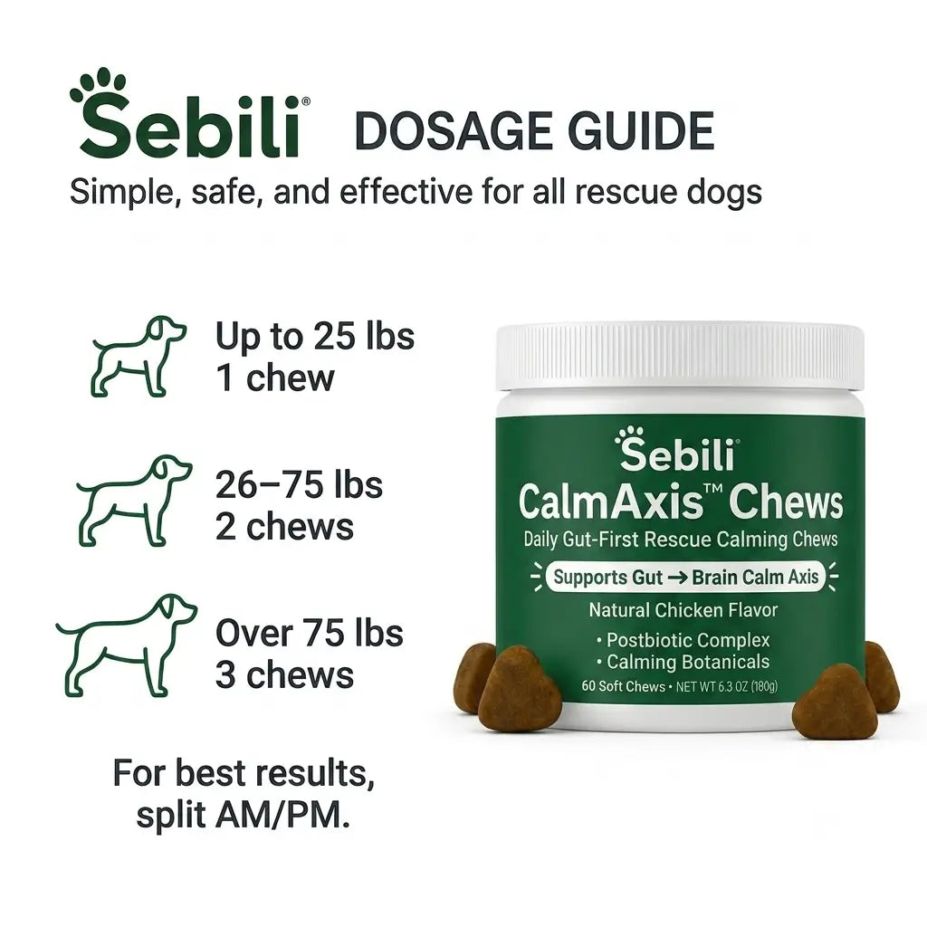 Support Gut Balance For Calmer Behavior with CalmAxis™ Postbiotic Chews