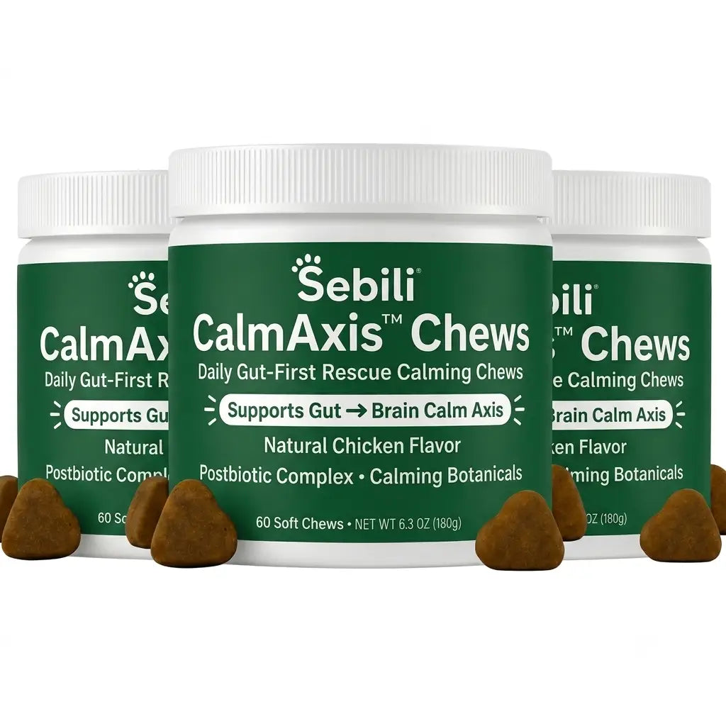 Support Gut Balance For Calmer Behavior with CalmAxis™ Postbiotic Chews