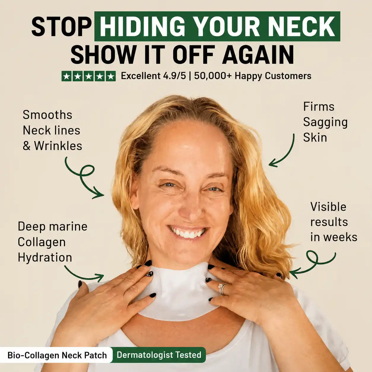 Sebili Bio-Collagen Neck Patch