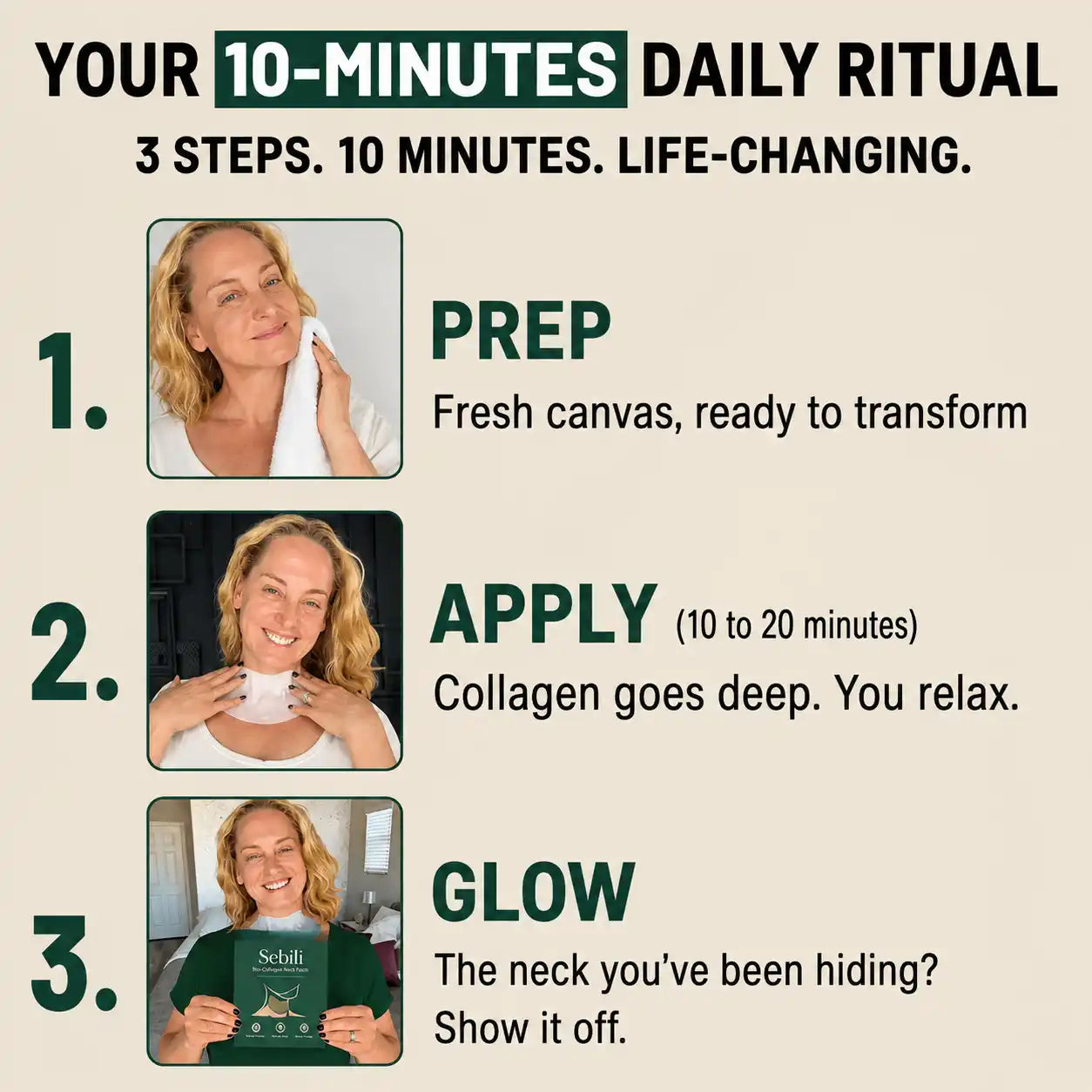 Sebili Bio-Collagen Neck Patch
