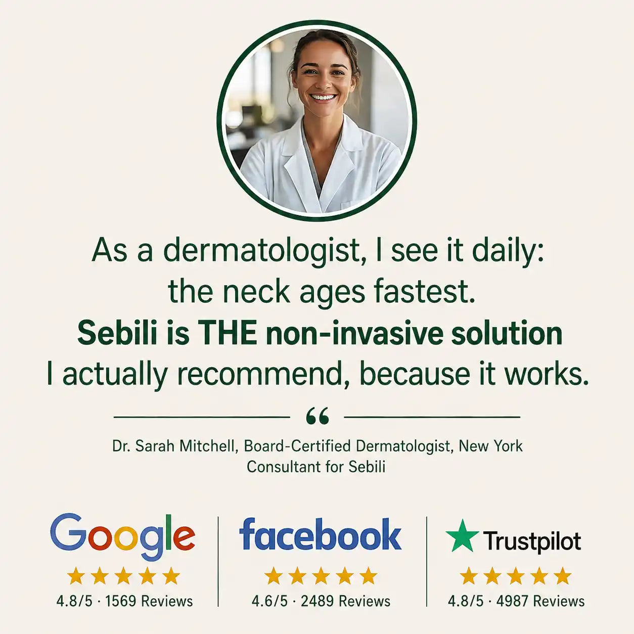 Sebili Bio-Collagen Neck Patch
