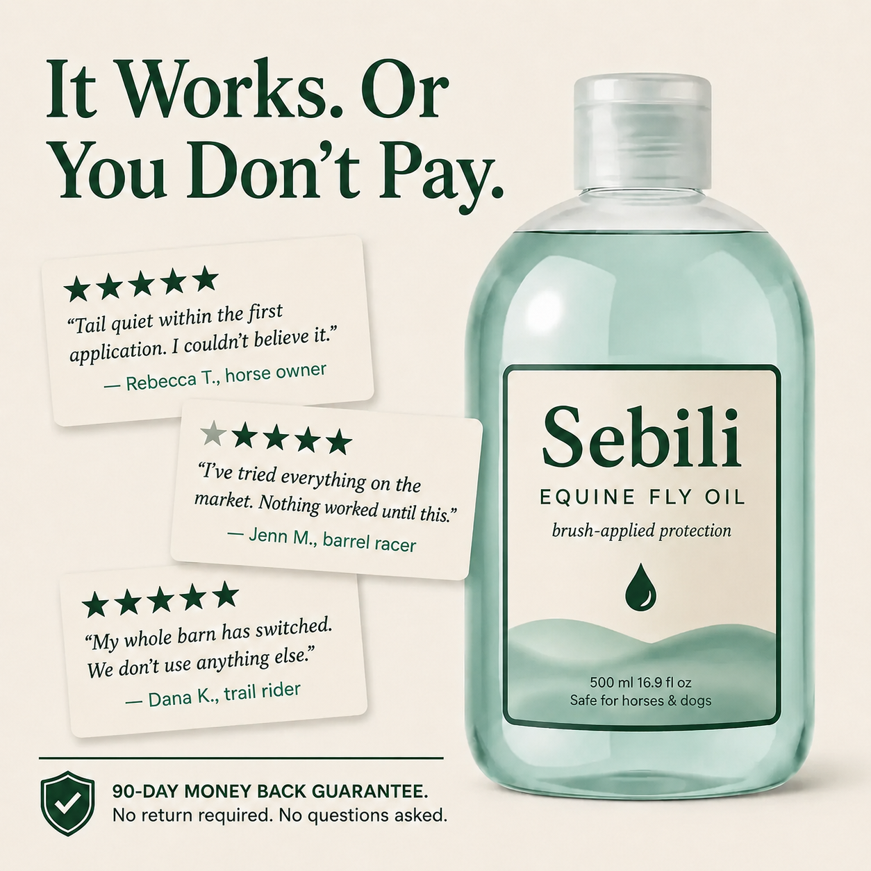 Sebili Equine Fly Oil